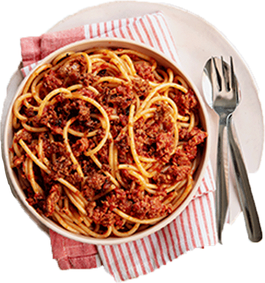Kinderspaghetti mit Tomatensoße  