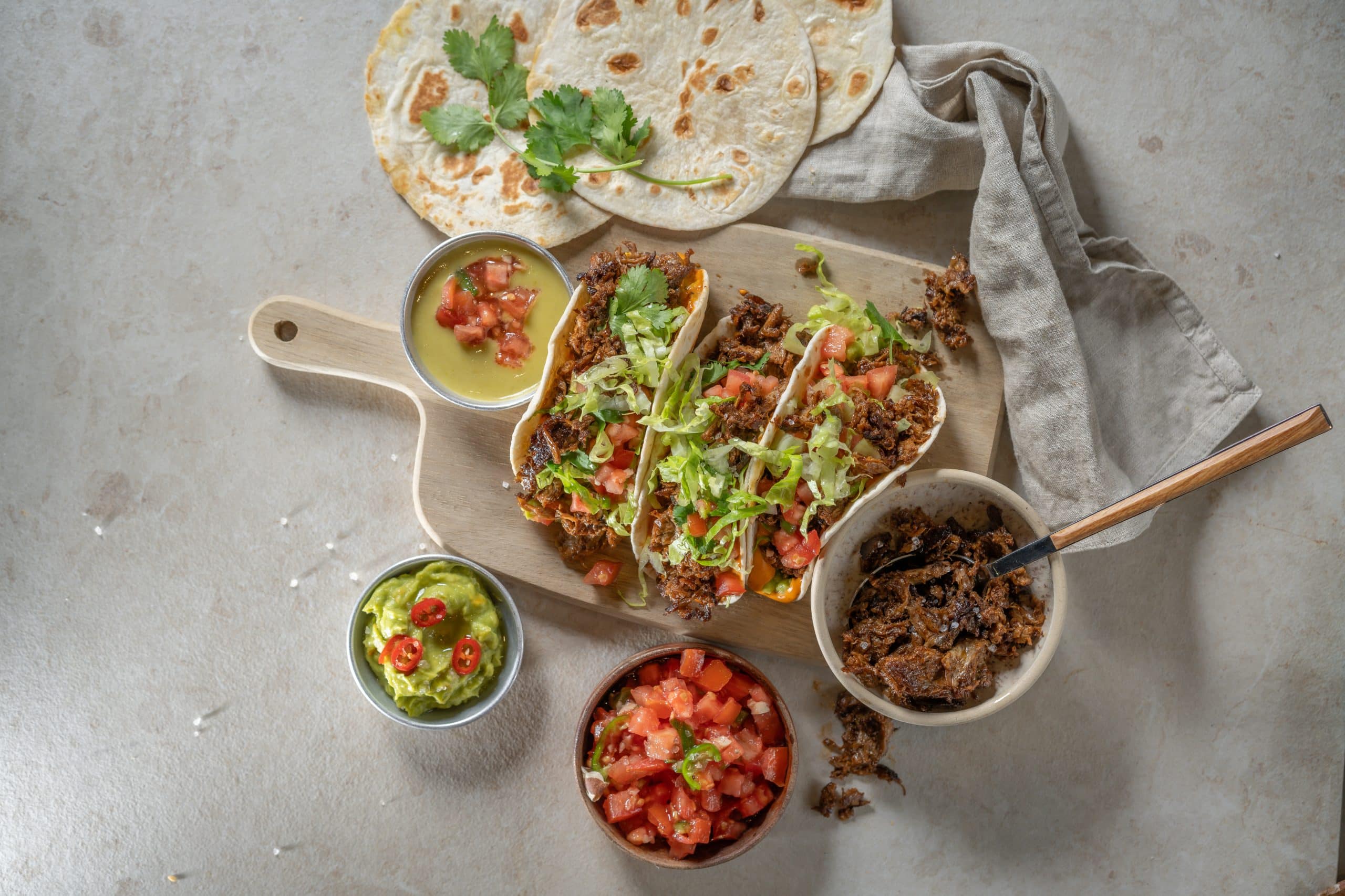 בוריטו מקסיקני בתפריט ביגה