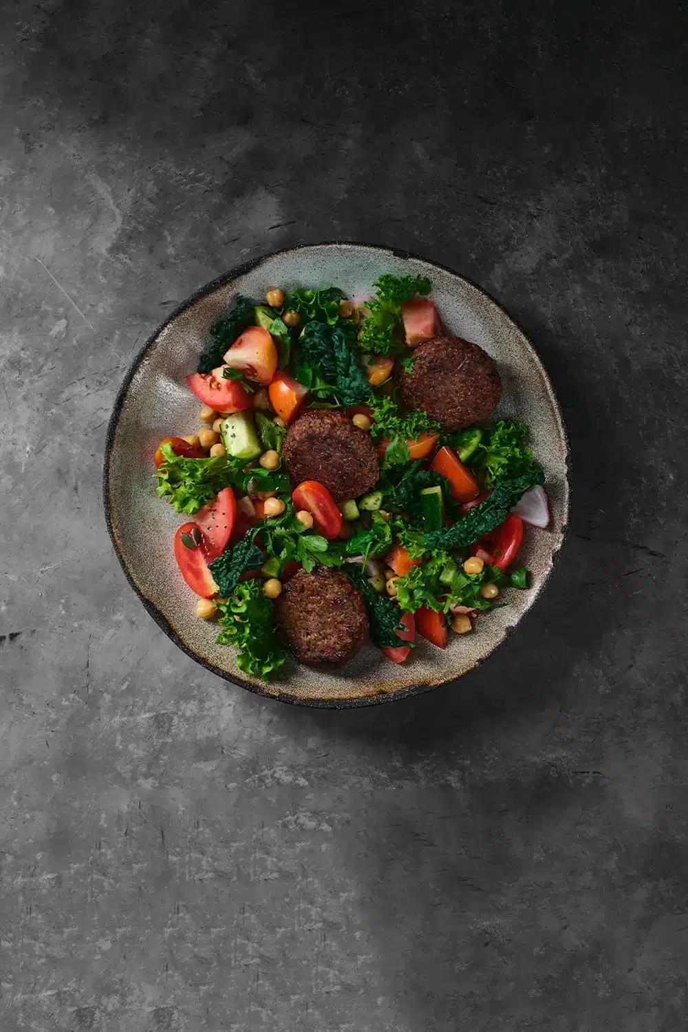 Lamskebab met verse groente 