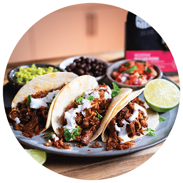 Taco’s met pulled Pork