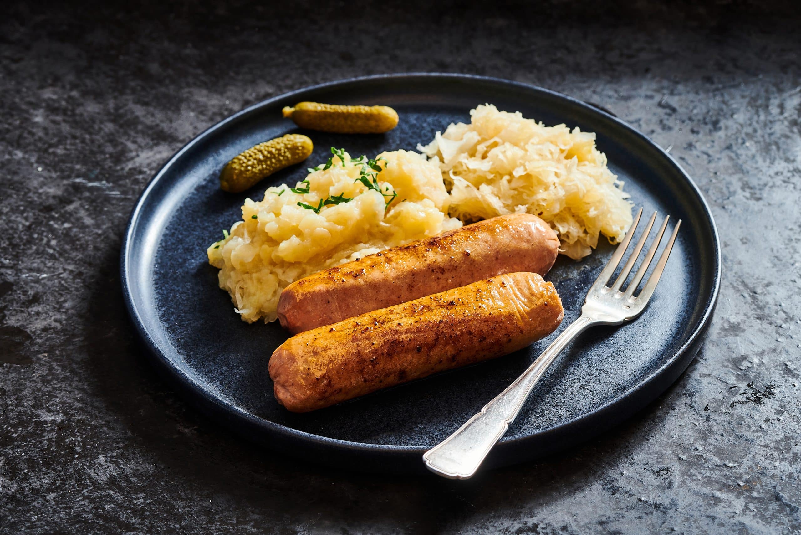 zuurkool met bratwurst