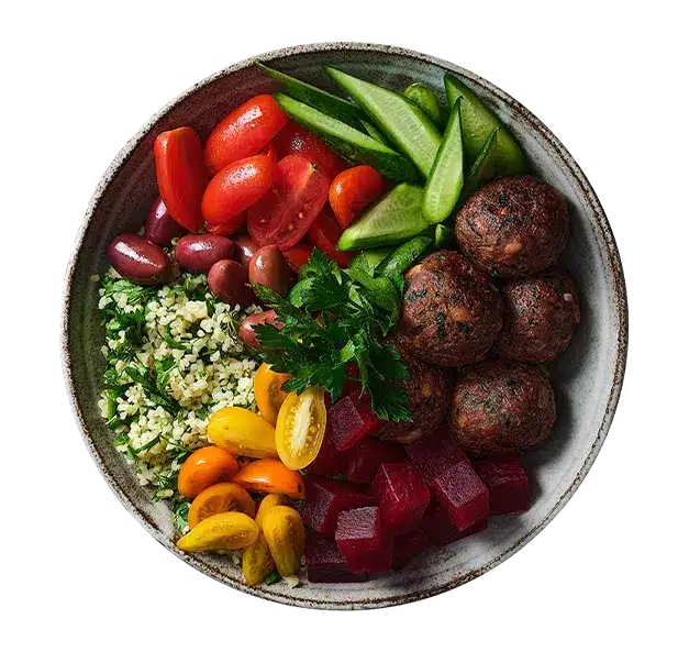 POKE BOWL MET NIEUW-VLEES 