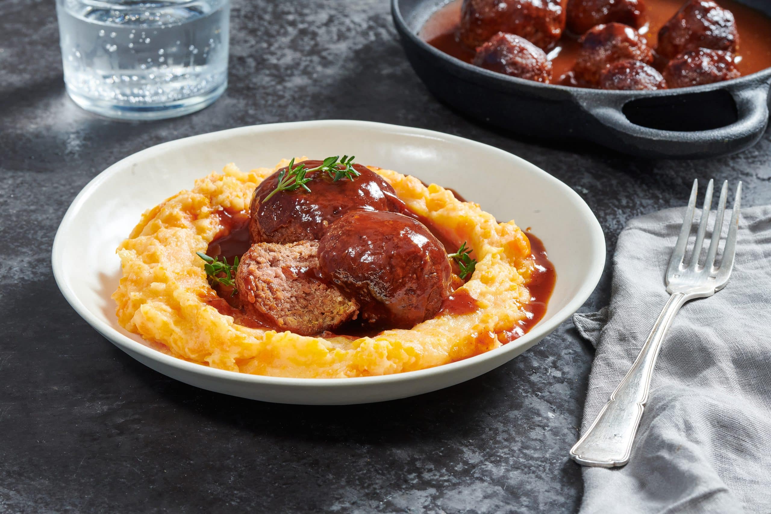 New Meatballs on Puree