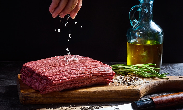 Salting Flank new-meat